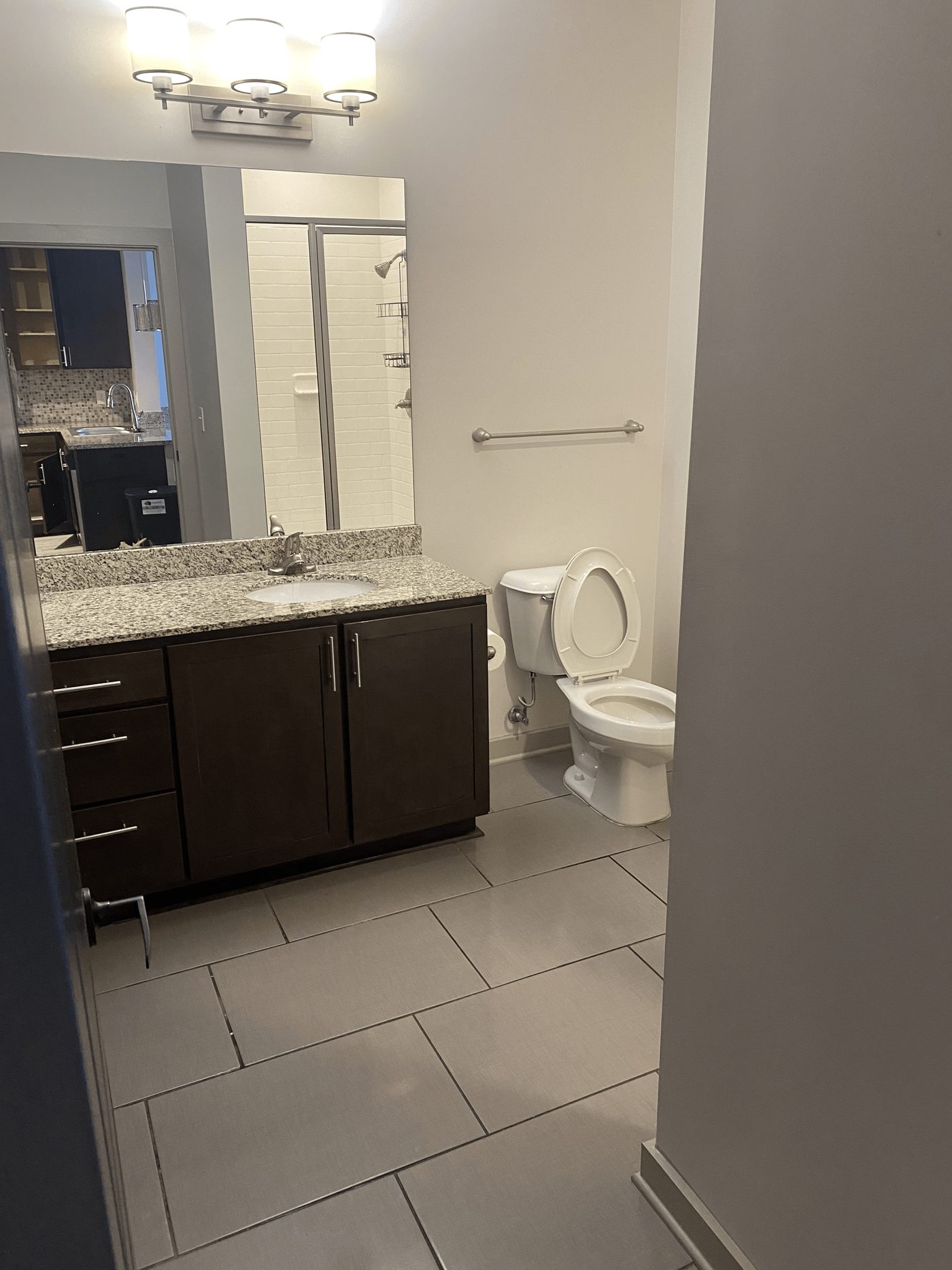 Bathroom after cleaning