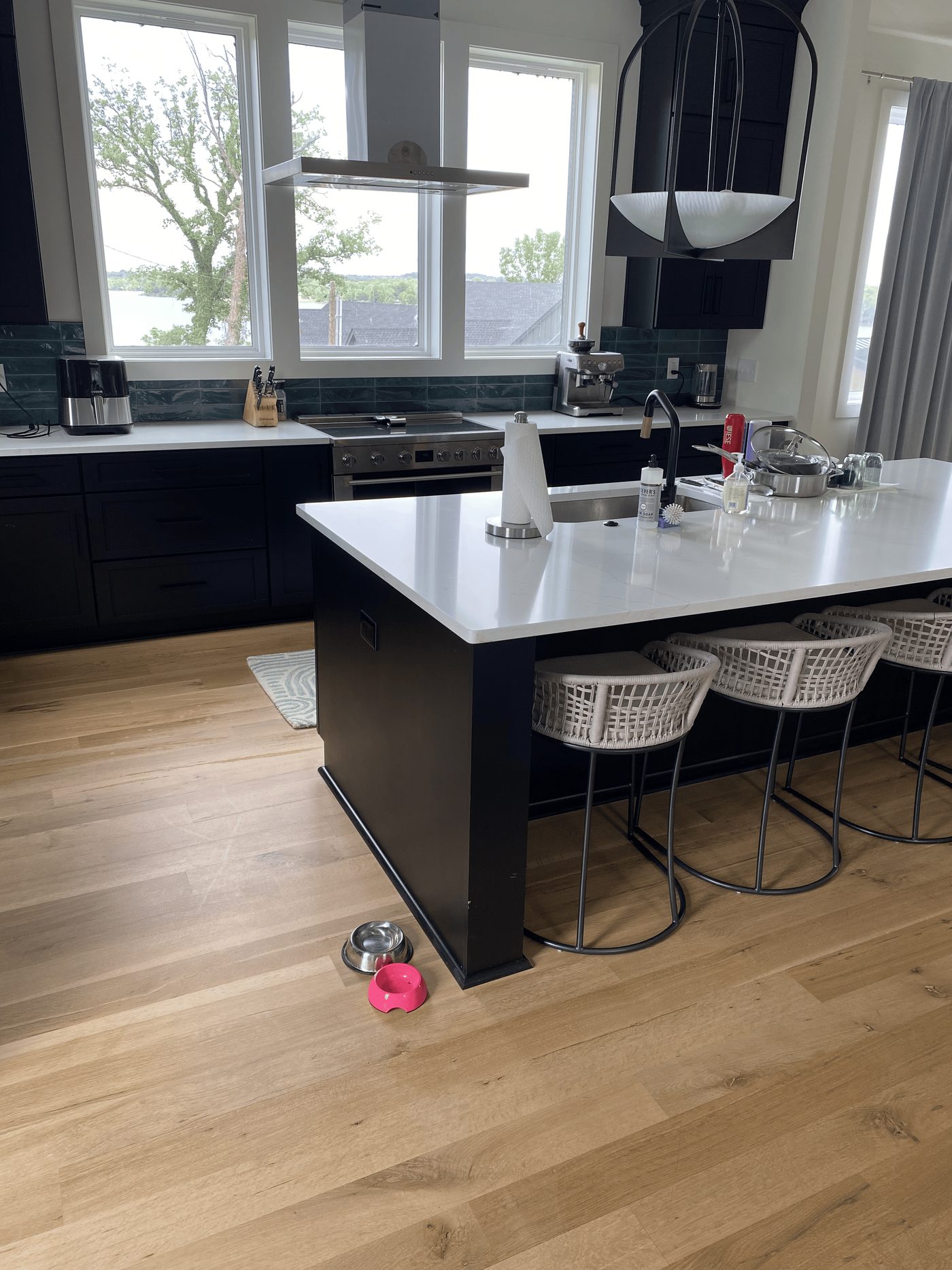 Kitchen after cleaning
